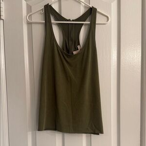 Forever 21 Dark Green Racerback Tank Top